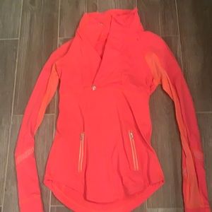 Coral Lululemon pullover